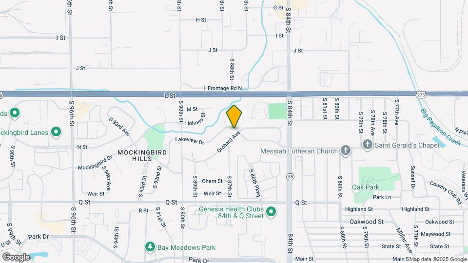 8604 Orchard Ave Map and Location Details