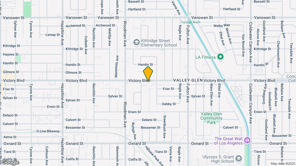 13534 Victory Blvd Mapa y Detalles de la Ubicación