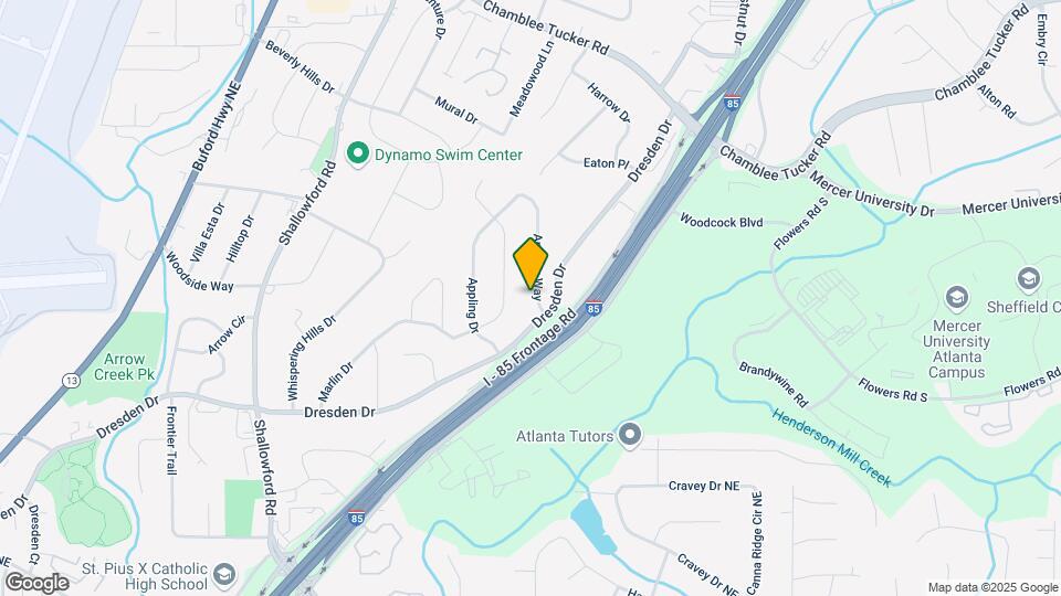 2922 Appling Way Map and Location Details