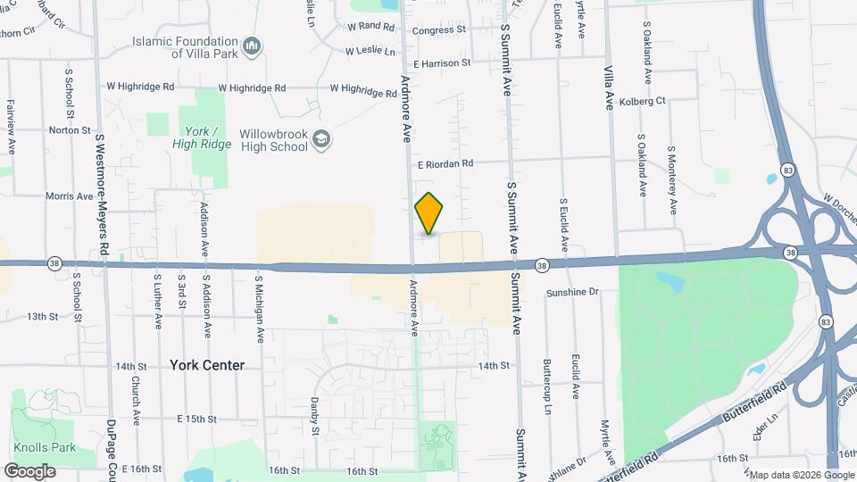 1543 Ardmore Ave Map and Location Details