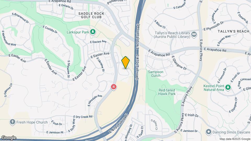 22960 E Roxbury Dr Map and Location Details