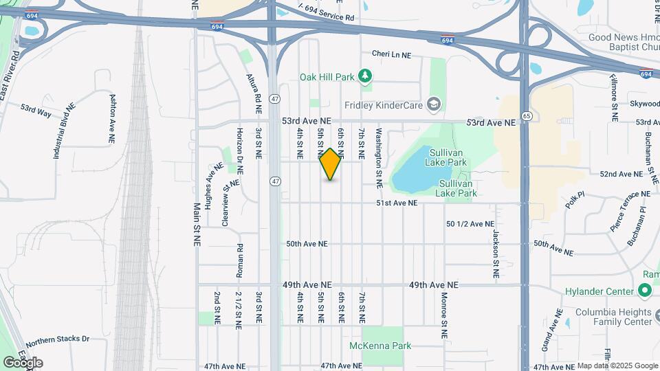 5100 6th St NE Map and Location Details