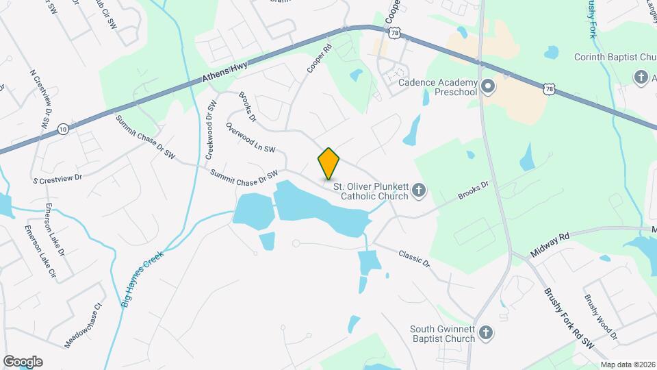 1278 Summit Chase Dr SW Map and Location Details