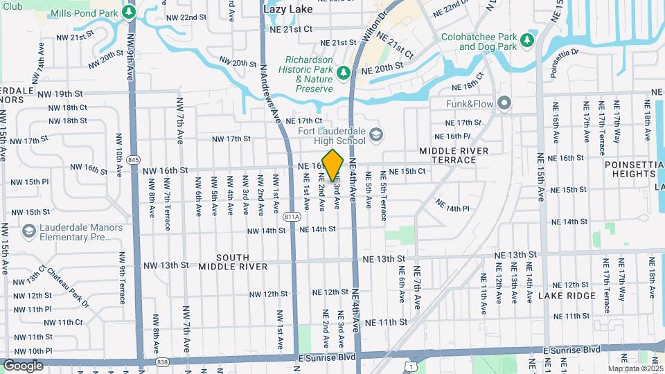1513 NE 3rd Ave Map and Location Details