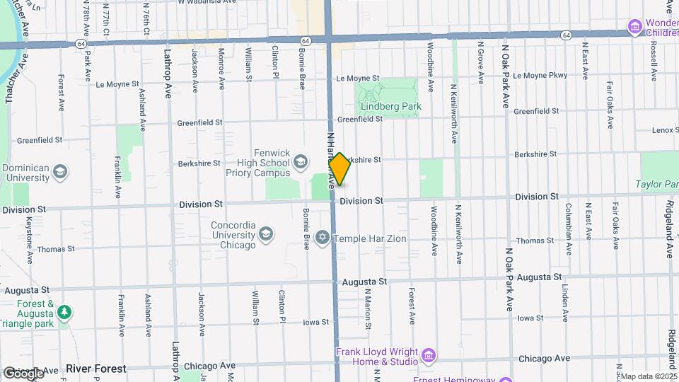 1205 N Harlem Ave, Unit 10 Mapa y Detalles de la Ubicación