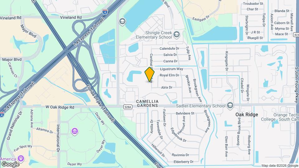 5738 Cardinal Guard Ave Map and Location Details