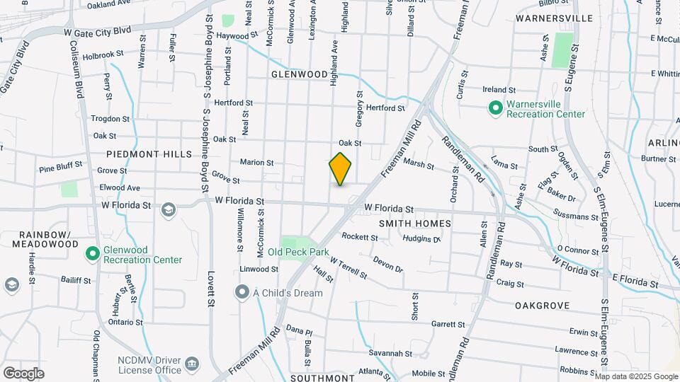 915 Barringer St Map and Location Details