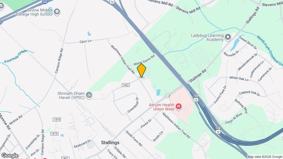 3033 Matthews-Indian Trail Rd Map and Location Details