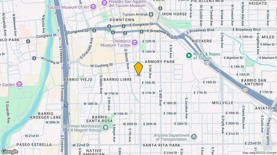 526-536 S 6th Ave Mapa y Detalles de la Ubicación