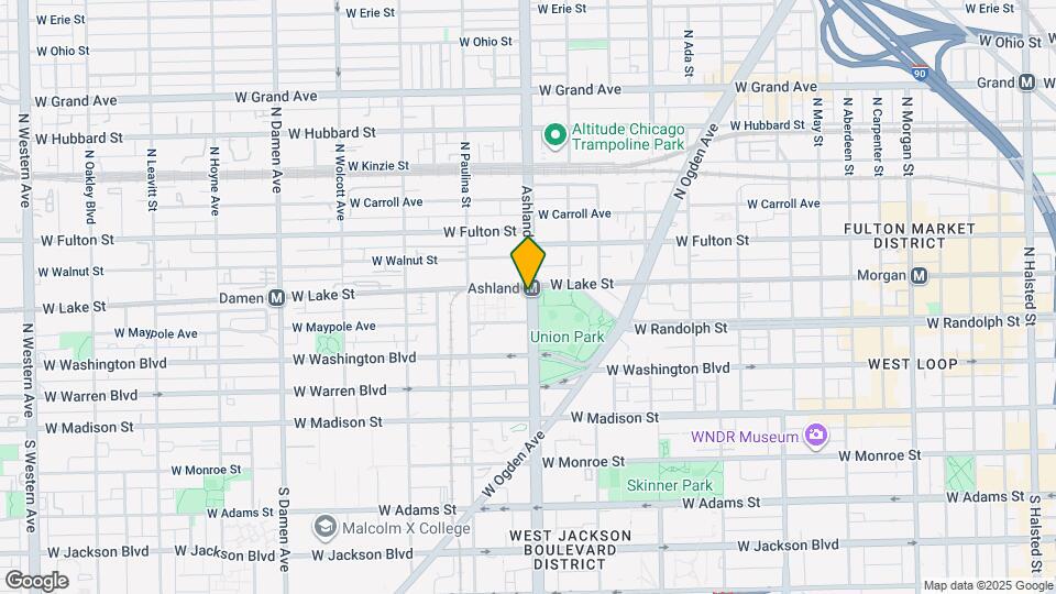 162 N Ashland Ave Map and Location Details