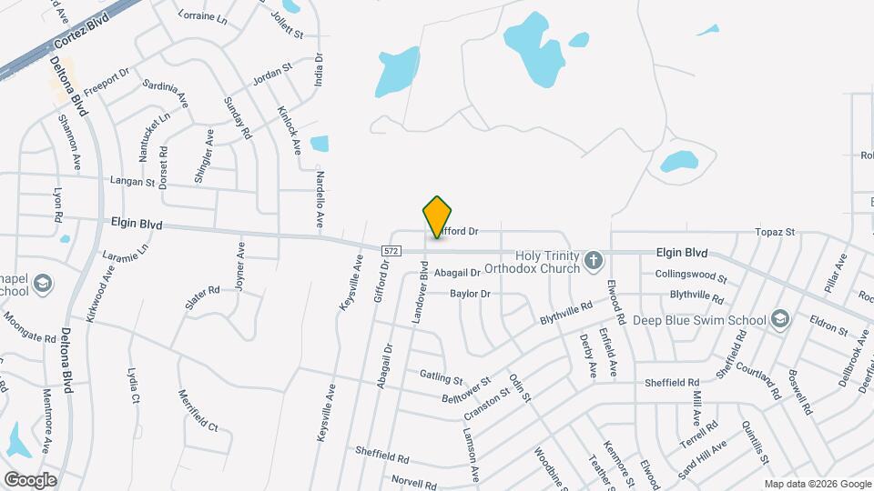 10443 Elgin Blvd Map and Location Details