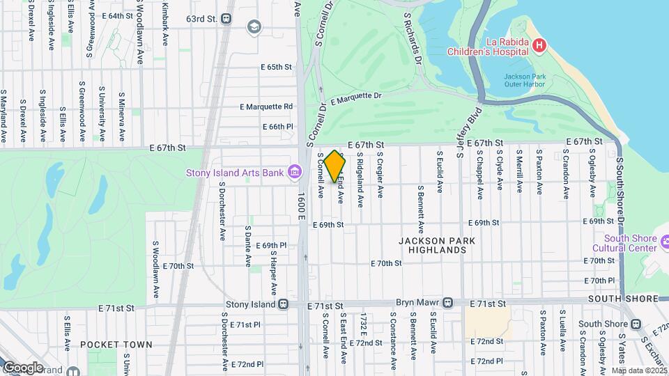 6808 SE End Ave Map and Location Details