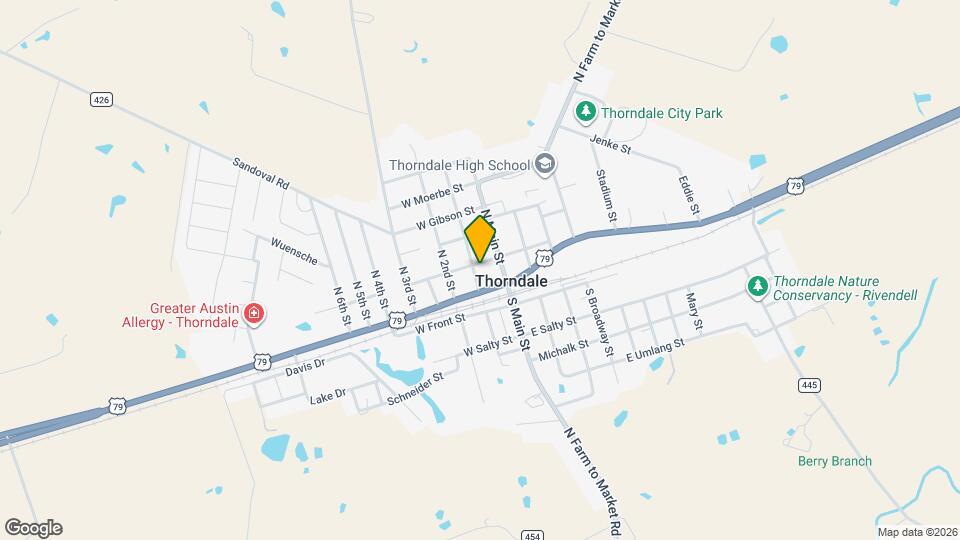 100 N 1st St Map and Location Details