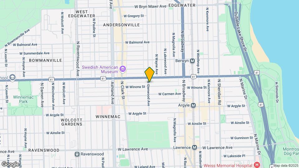 5135 N Glenwood Ave Map and Location Details