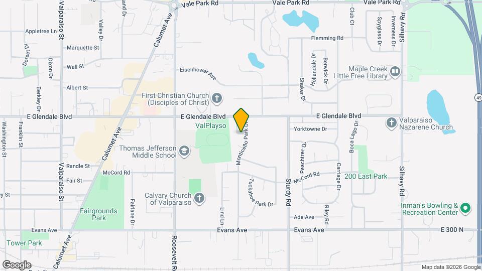 1701 Dainesway Dr Map and Location Details