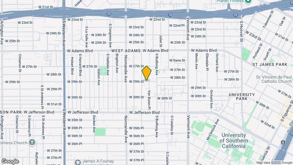 1582 W 29th St, Unit 1 Mapa y Detalles de la Ubicación