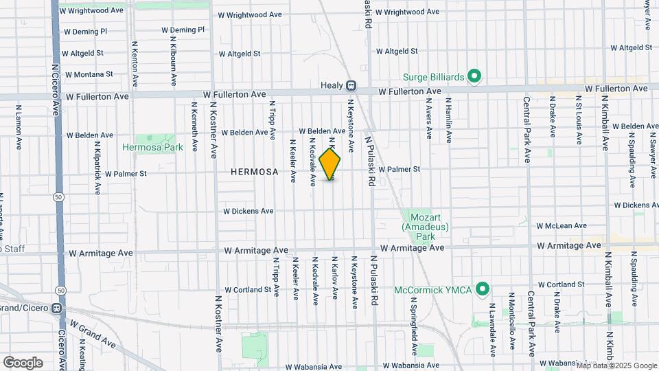 2140 N Karlov Ave Map and Location Details