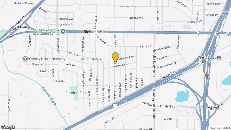 7103 Oak Park Dr Map and Location Details