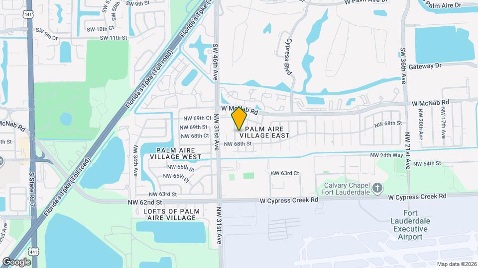 6870 NW 30th Ave Map and Location Details