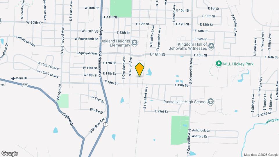 1815 S Erie Ave Map and Location Details