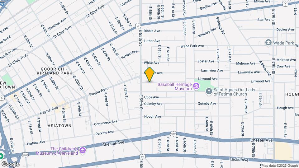 5612 Linwood Ave Map and Location Details