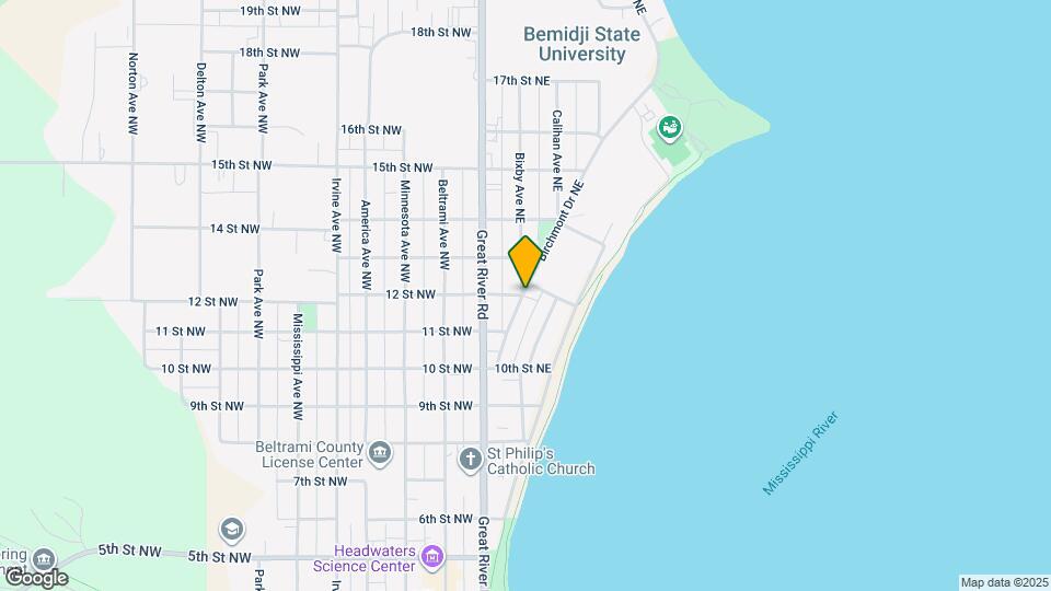 1134 Birchmont Dr NE, Unit B Map and Location Details