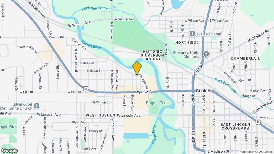 615 W Wilkinson St Map and Location Details