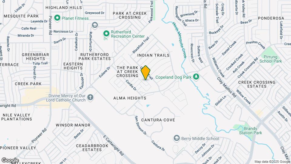 2105 Crawford Dr Map and Location Details
