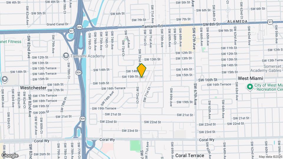 7191 SW 16th St Mapa y Detalles de la Ubicación