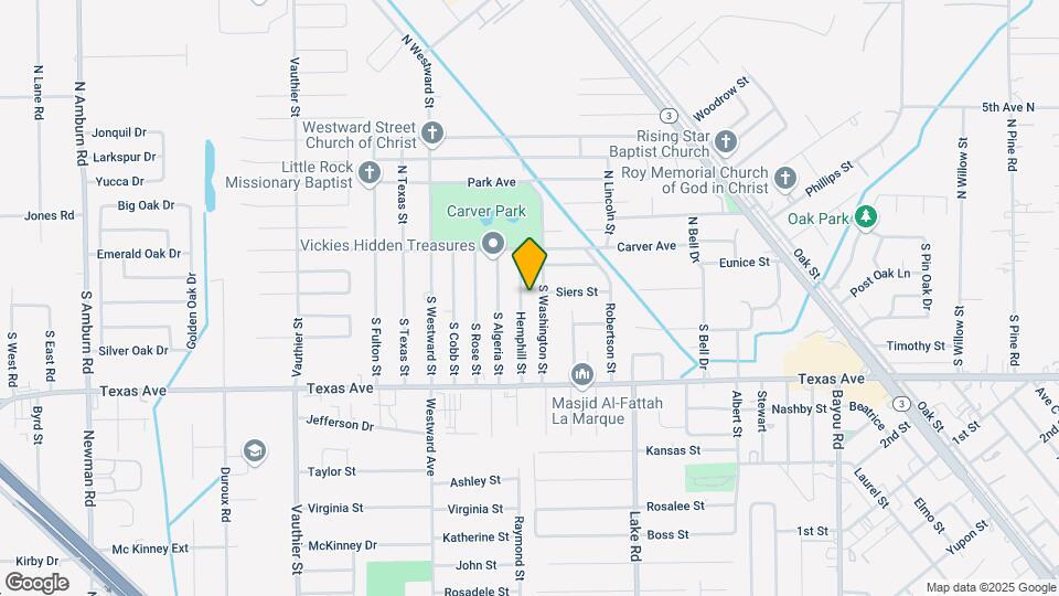 206 Hemphill St Map and Location Details