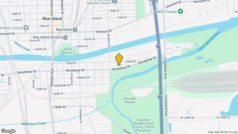 1924 Broadway St Map and Location Details