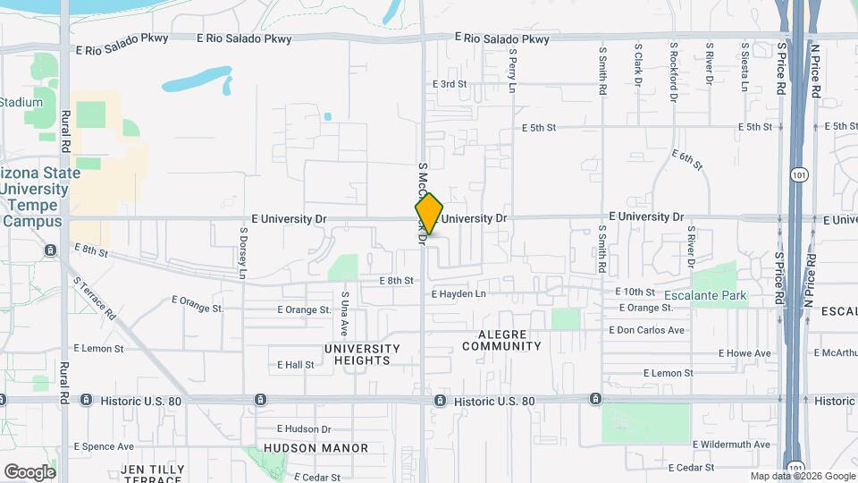 1808 E Center Ln Map and Location Details