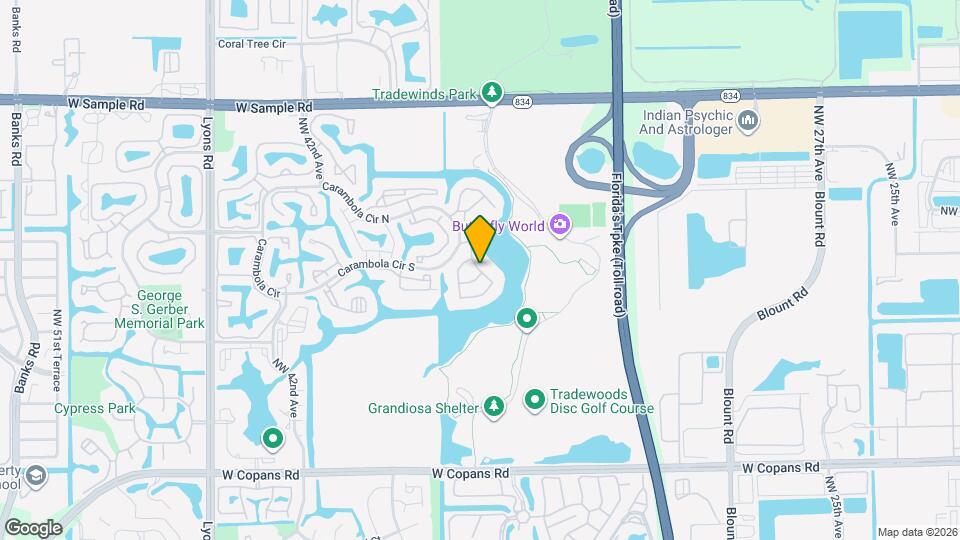 1913 Carambola Cir S Mapa y Detalles de la Ubicación