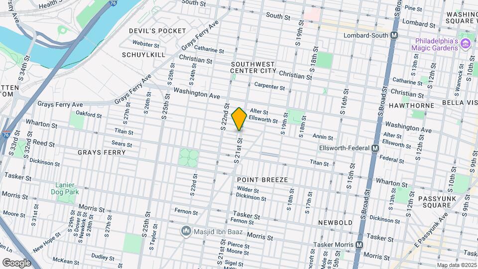 1214 S 21st St Map and Location Details