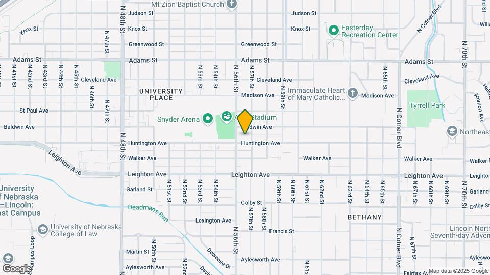 5628 Huntington Ave Map and Location Details