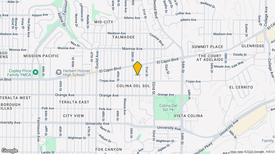 4326 Altadena Ave Mapa y Detalles de la Ubicación