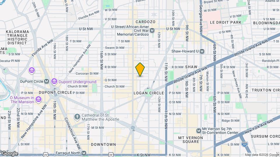 1331 Q St NW Map and Location Details