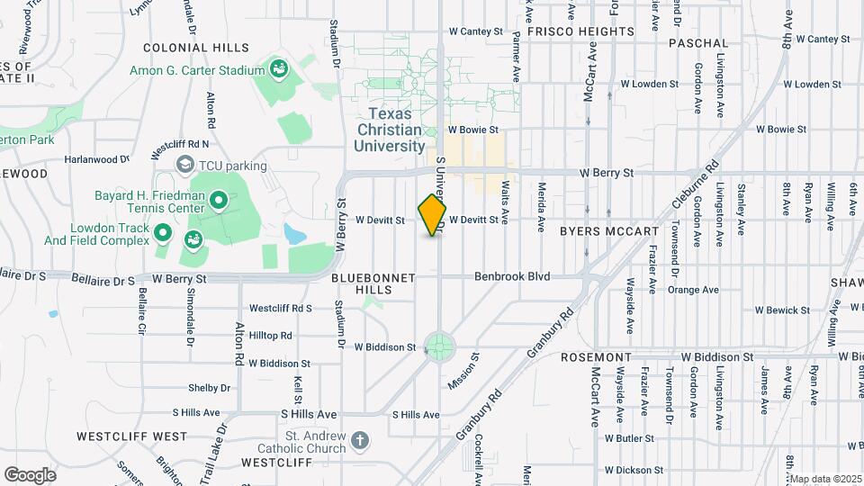 3220-3236 S University Dr Mapa y Detalles de la Ubicación
