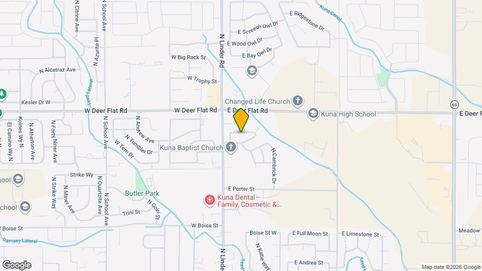 195 E Poplin St Map and Location Details