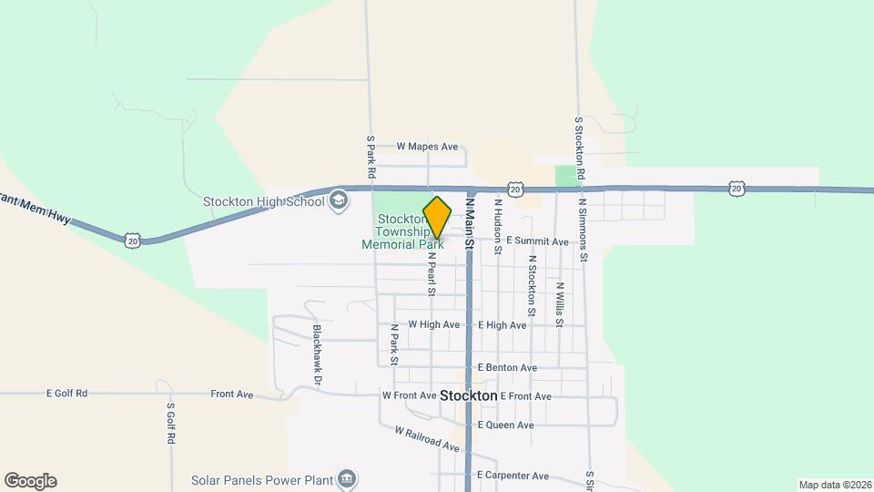 555 N Pearl St Map and Location Details