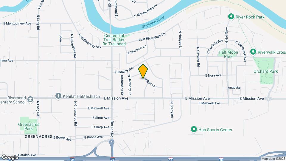 1725 N McMillan Ln Map and Location Details