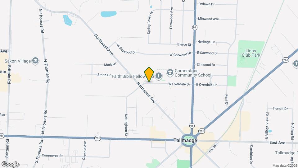 169 W Overdale Dr Map and Location Details