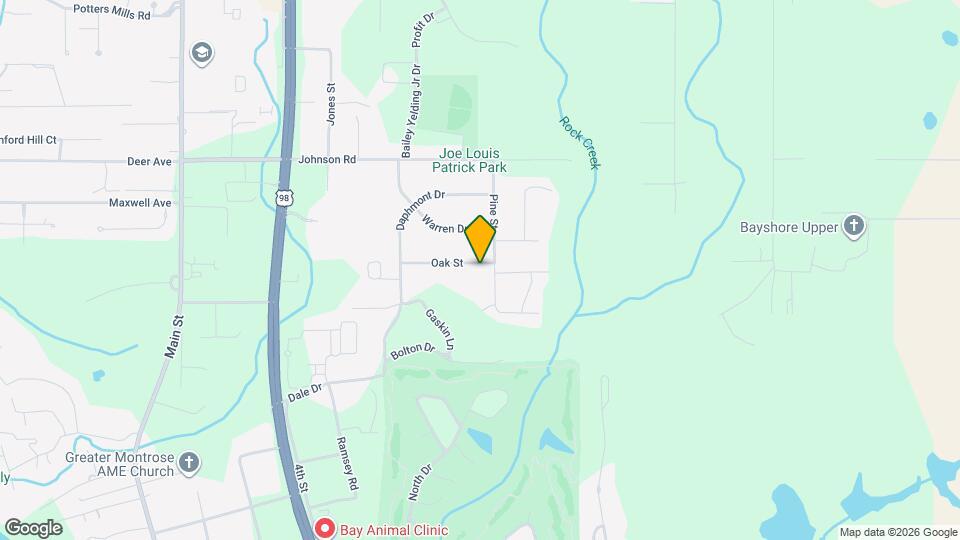 1318 Oak St Map and Location Details