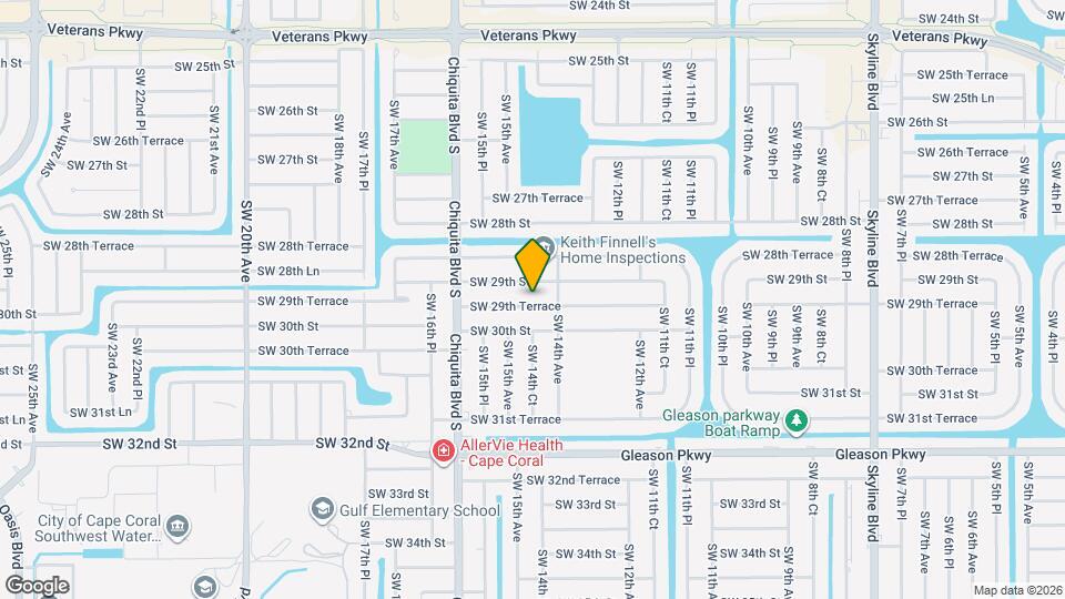 SW Area - Move in Ready, off Chiquita Blvd Map and Location Details