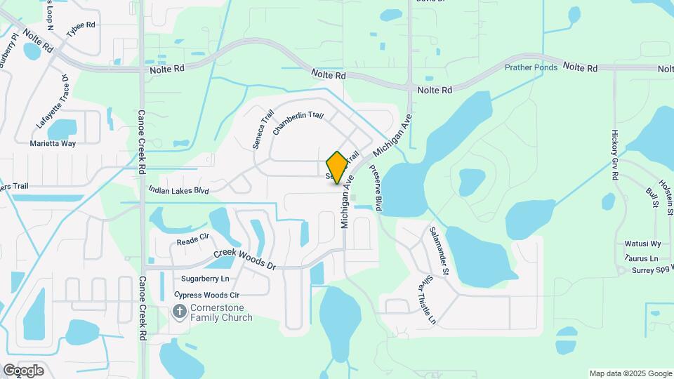 1110 Creekview Ct Map and Location Details