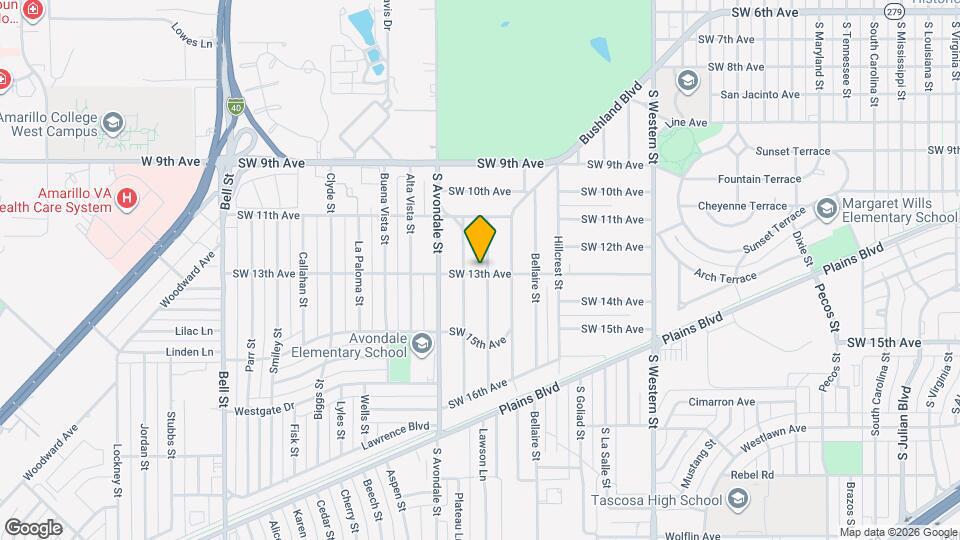 1118 S Rosemont St Map and Location Details