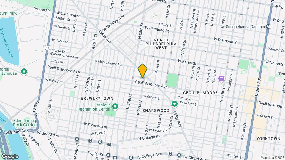 1710 N 24th St Map and Location Details