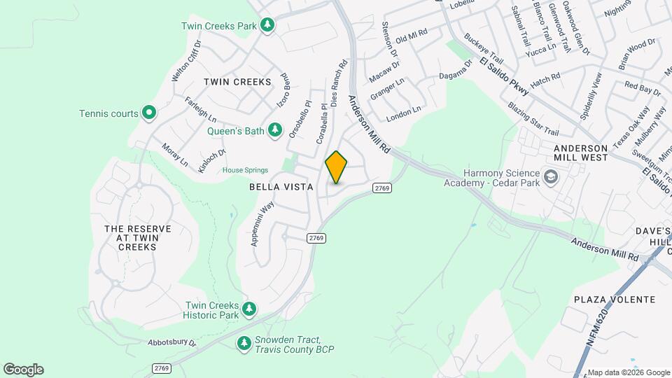 2518 Vestavia Ridge Ln Map and Location Details