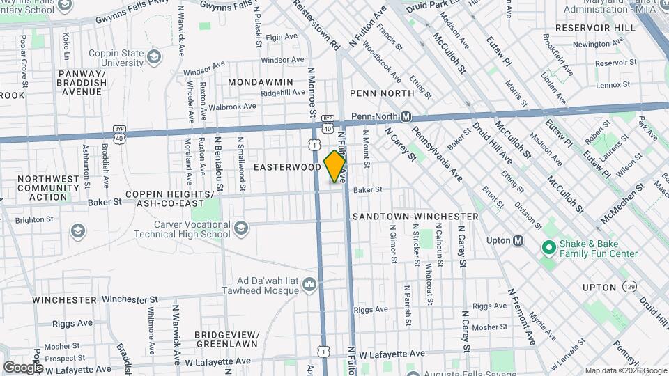 1605 McKean Ave Map and Location Details