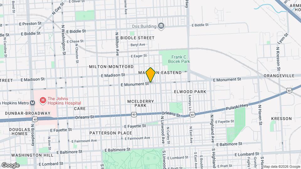 699 N Kenwood Ave Map and Location Details